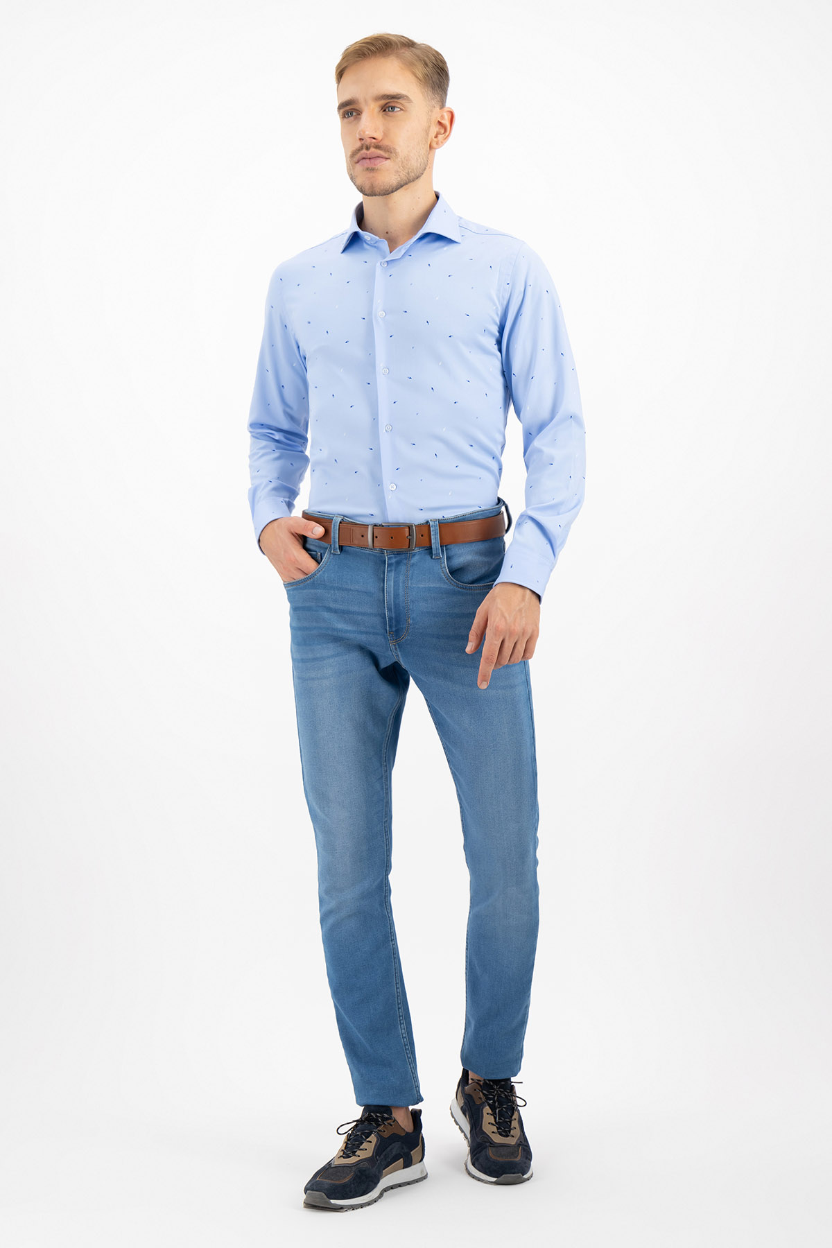 CAMISA VESTIR SKINNY FIT LMENTAL