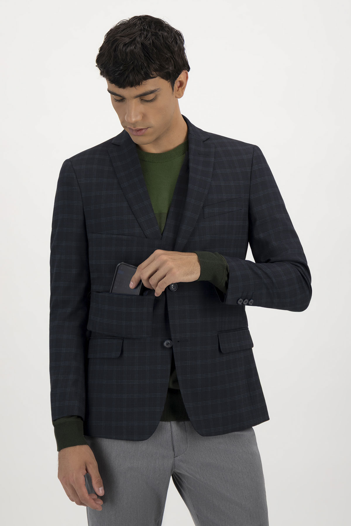 Saco Metro Jacket Slim Fit Sonneti