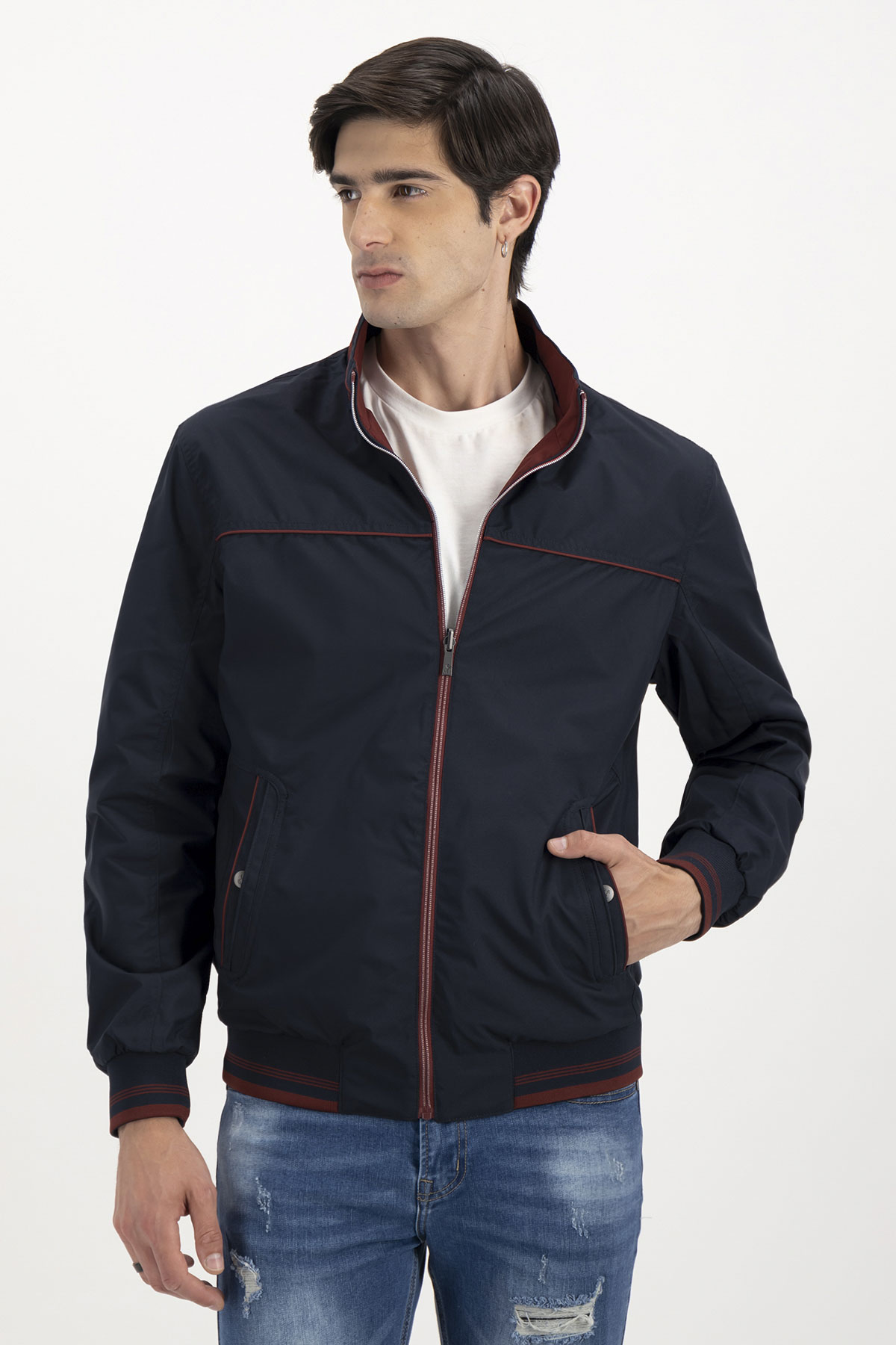 CHAMARRA REVERSIBLE MODERN FIT ROYALTON image number 1
