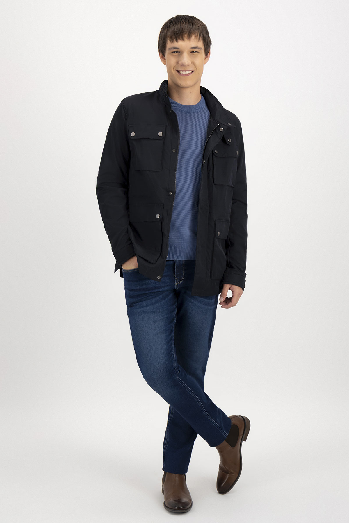 Chamarra Casual Contemporary Fit