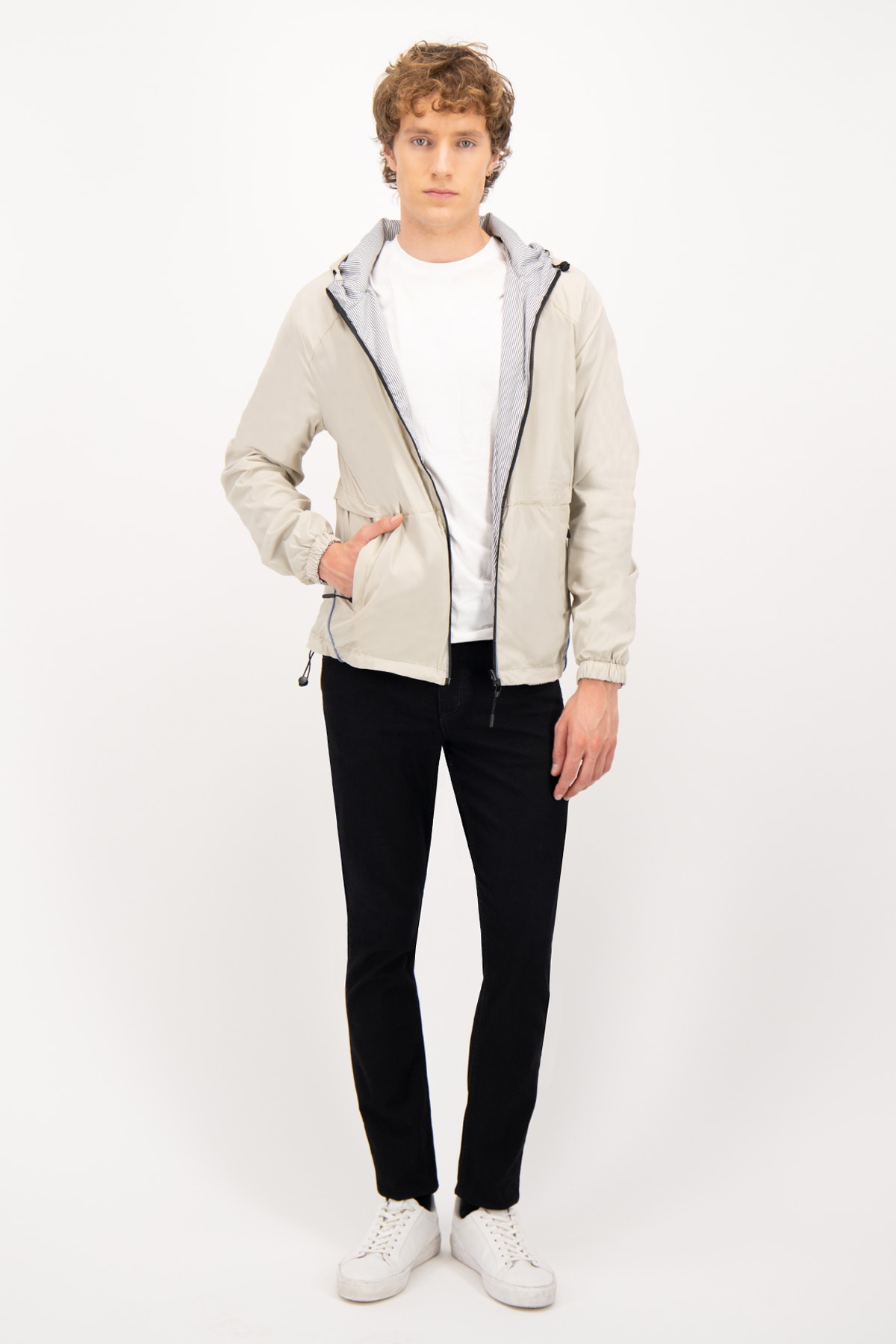 CHAMARRA CASUAL REVERSIBLE SLIM FIT LMENTAL image number 4
