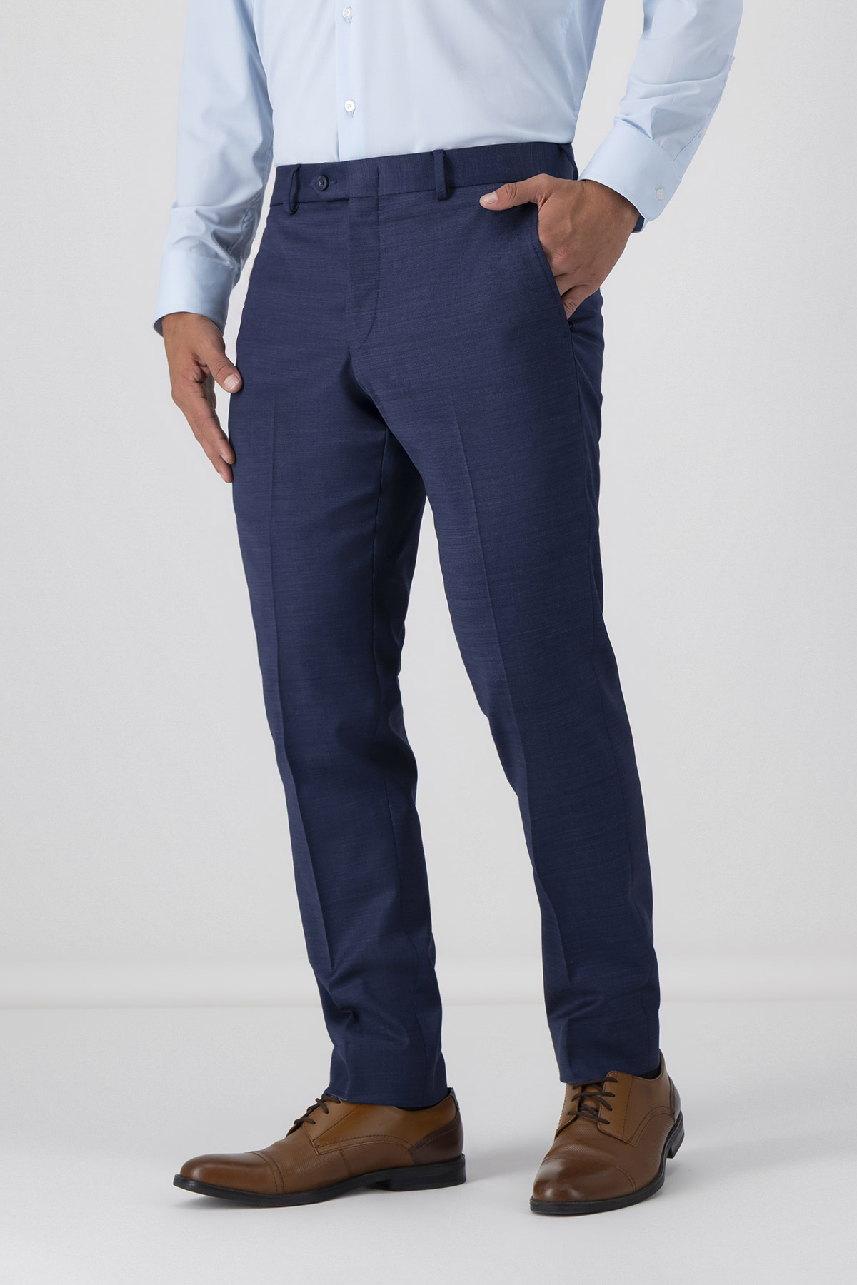 Traje Fresco Di Lana Slim Fit Lamberti