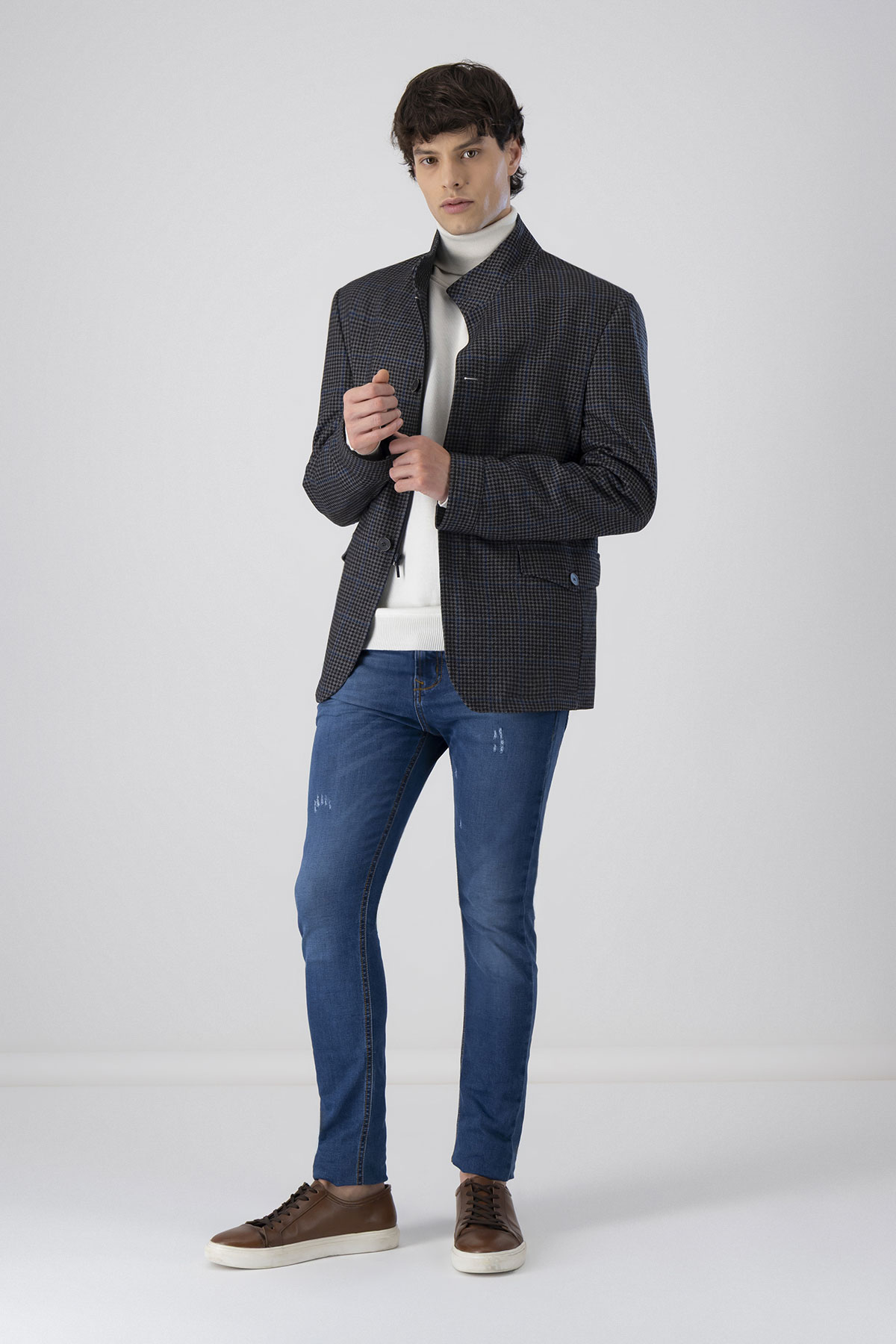 Saco Tipo Jersey Slim Fit Lmental
