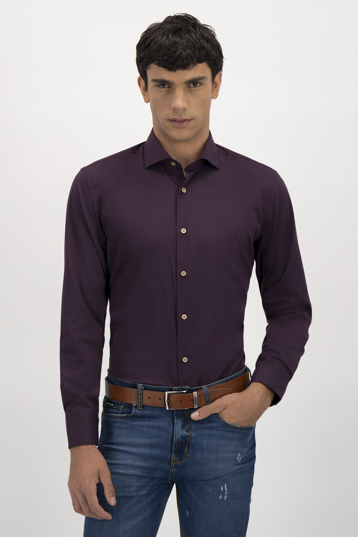Camisa Casual Tlaolli Slim Fit Lamberti