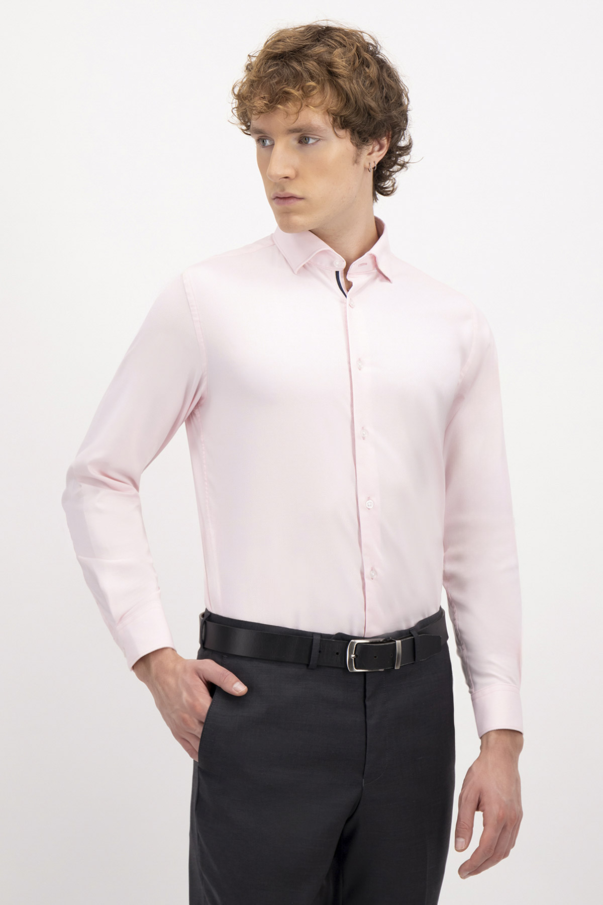 CAMISA FORMAL BAMBOO FIBER SKINNY FIT LMENTAL