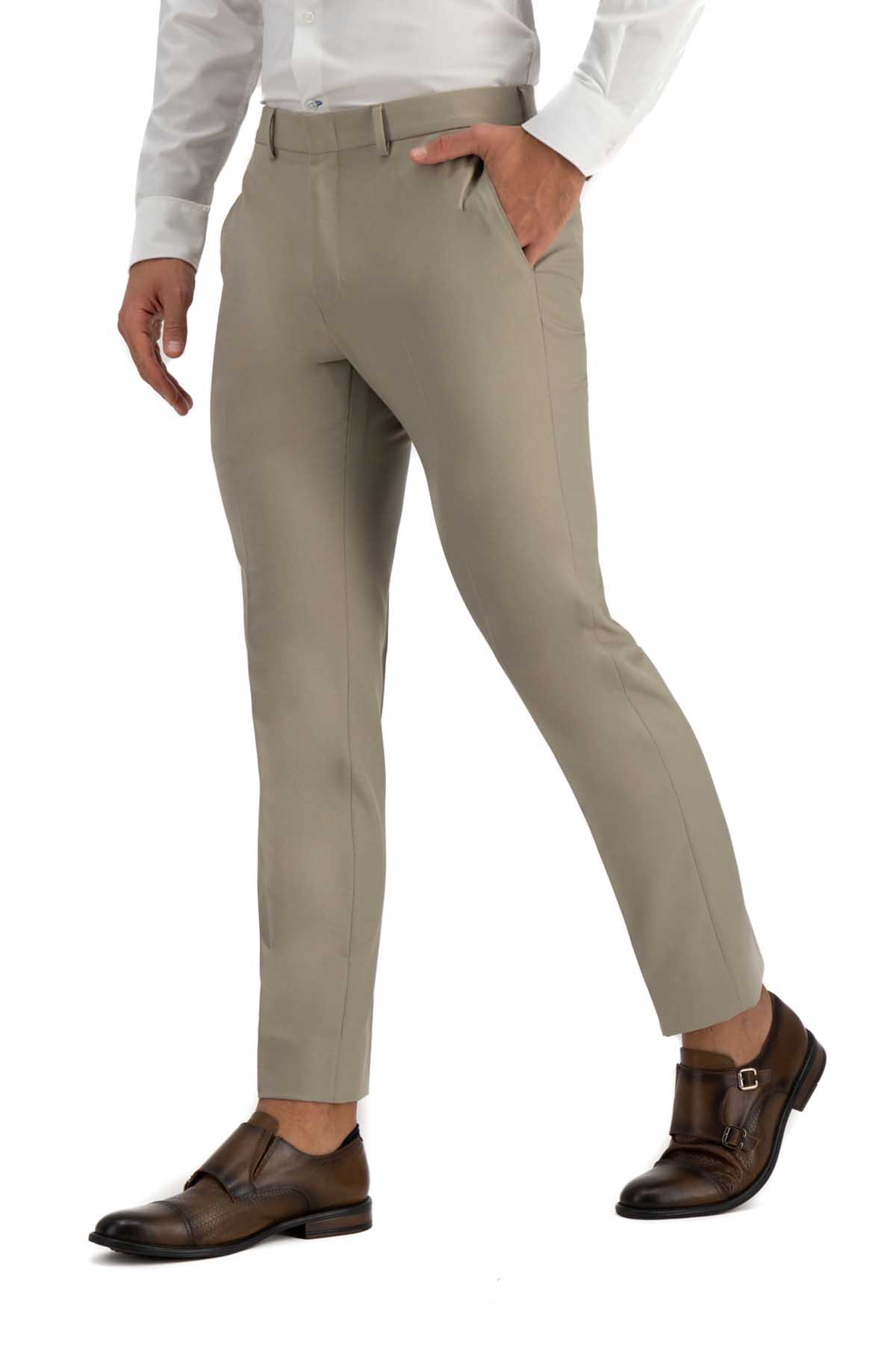 PANTALON VESTIR CAFÉ SONNETI UO image number 1