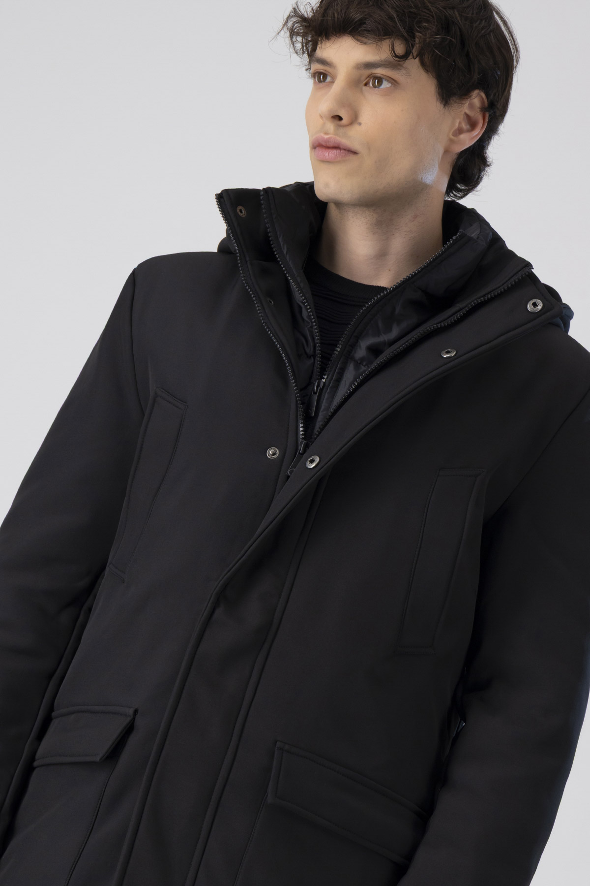 Chamarra Pechera Desmontable Slim Fit Lmental image number 4