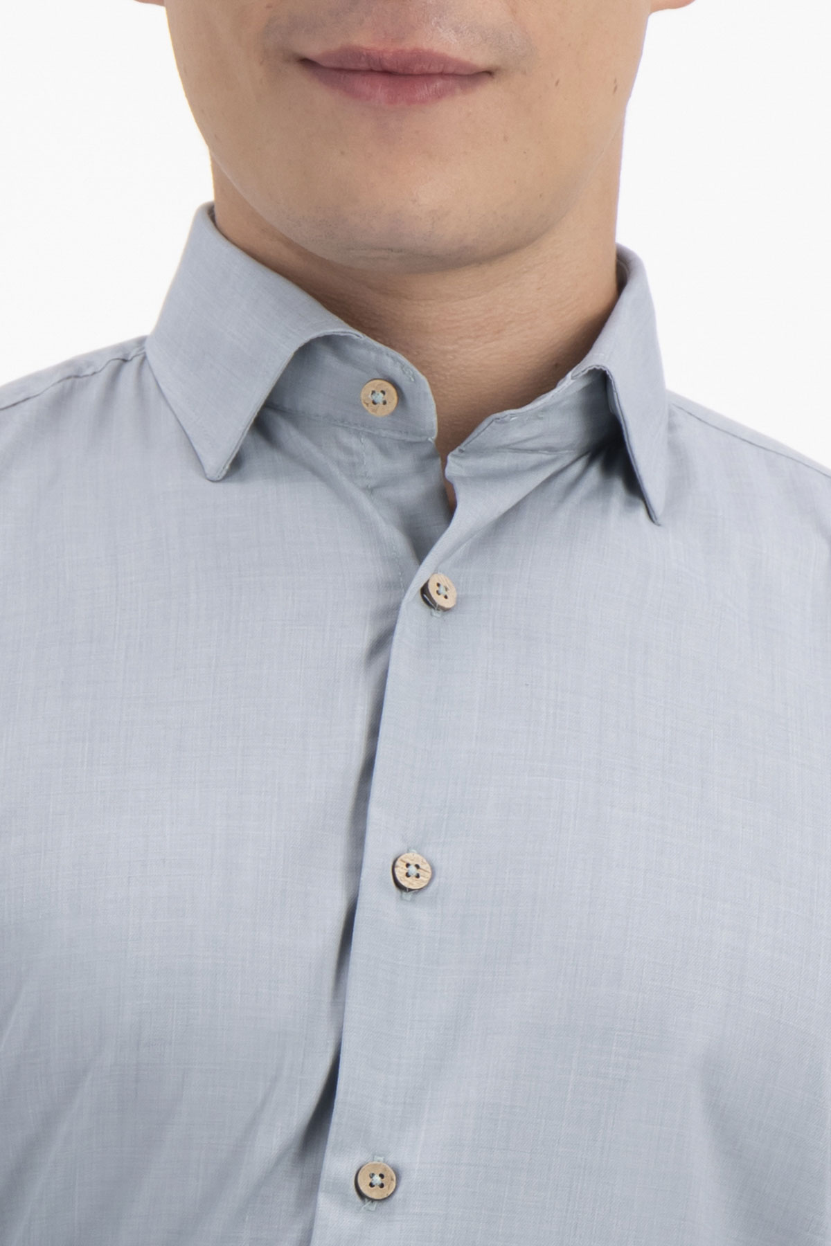 CAMISA CASUAL TLAOLLI CONTEMPORARY FIT MENS FASHION image number 2
