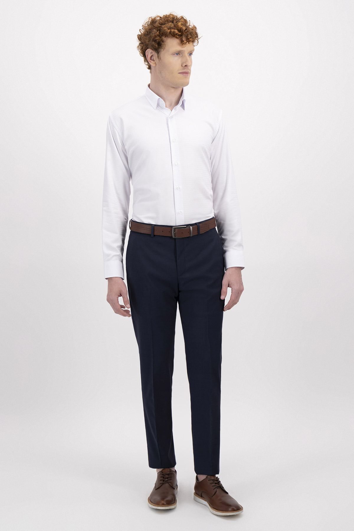 Pantalón Formal Fresco di lana slim fit lamberti image number 2