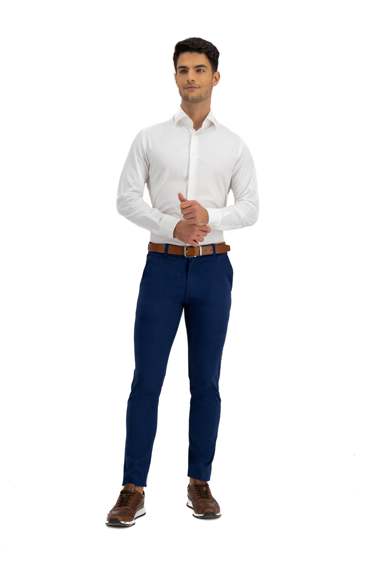 PANTALON SPORT AZUL MARINO SLIM FIT LMENTAL image number 4