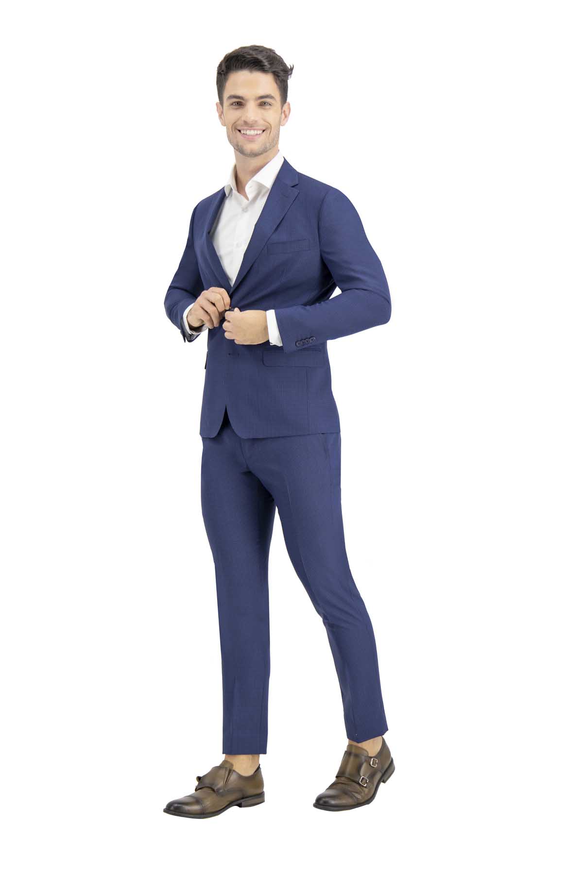 TRAJE AZUL MARINO SLIM LAMBERTI image number 1