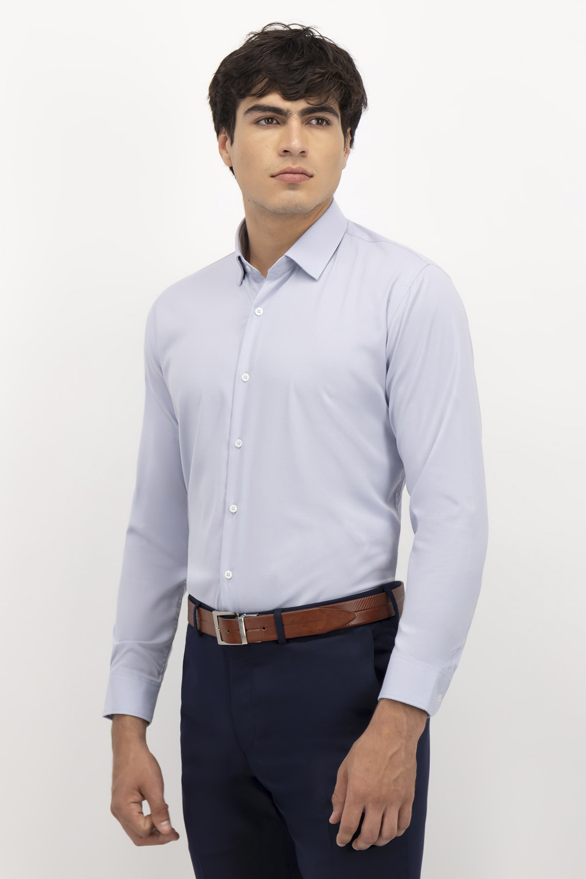 CAMISA FORMAL MILK TOUCH SLIM FIT LMENTAL image number 0