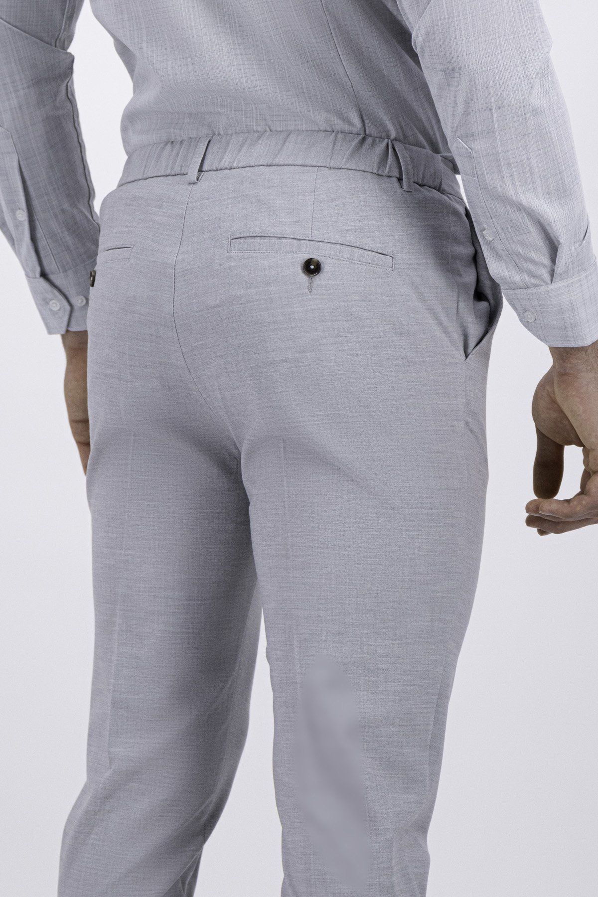 PANTALÓN VESTIR GRIS CLARO SLIM FIT LMENTAL image number 2