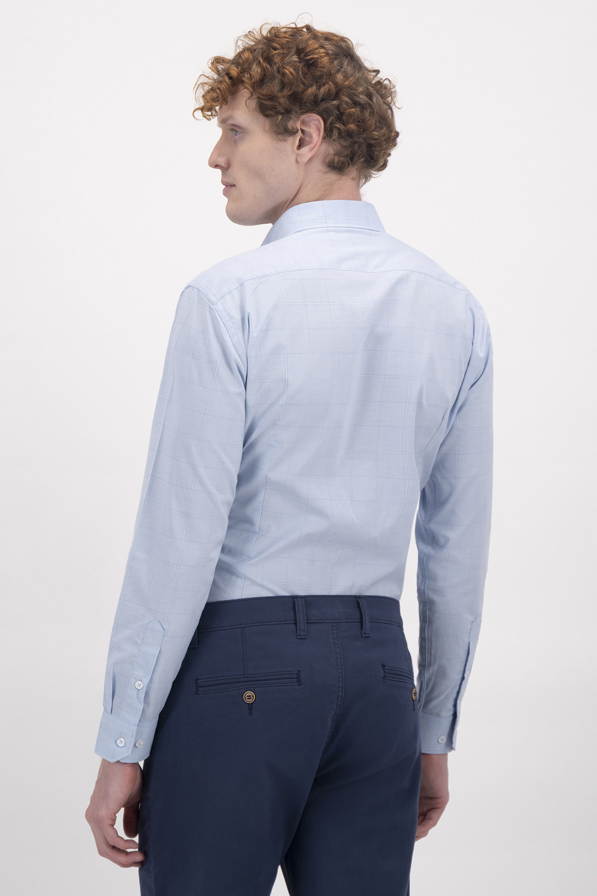 Camisa Formal Milk Touch Slim Fit Lmental